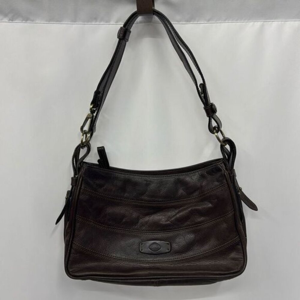 The trend purse brown leather